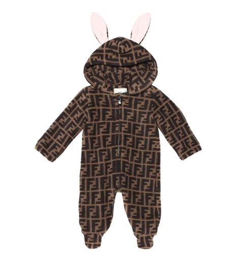 fendi newborn girl clothes|Fendi baby onesie.